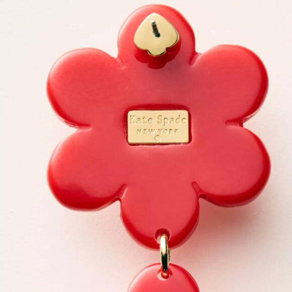 Kate Spade x Target Floral Linear Earrings NIB - Picture 5 of 5